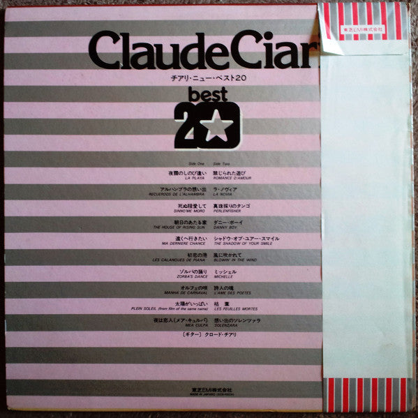 Claude Ciari - Best 20 (LP, Comp)