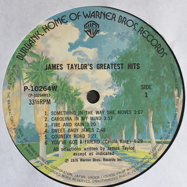 James Taylor (2) - Greatest Hits (LP, Comp)