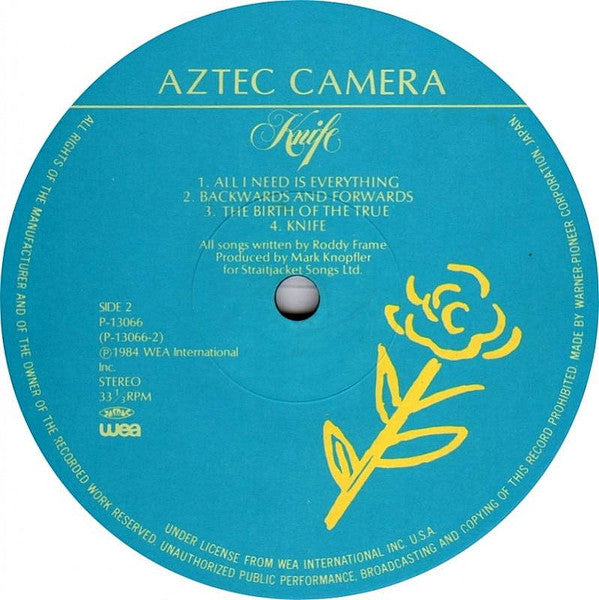 Aztec Camera - Knife (LP, Album)