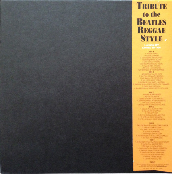 Various - Tribute To The Beatles Reggae Style (3xLP, Comp, Ltd + Box)