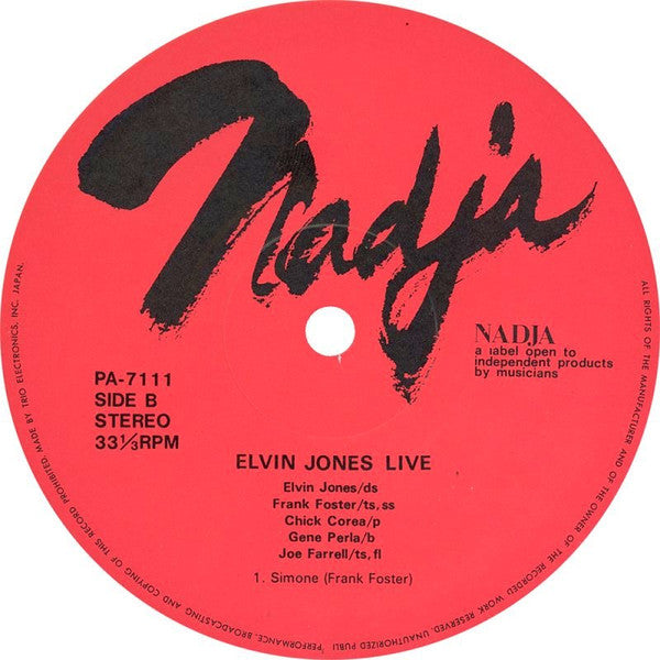 Elvin Jones - Live (LP, Album)