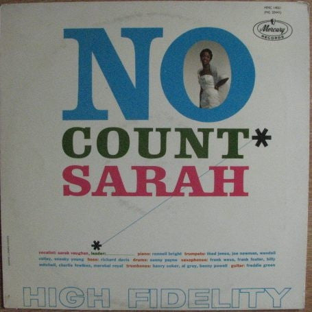 Sarah Vaughan - No Count Sarah (LP, Album, Mono, RE)