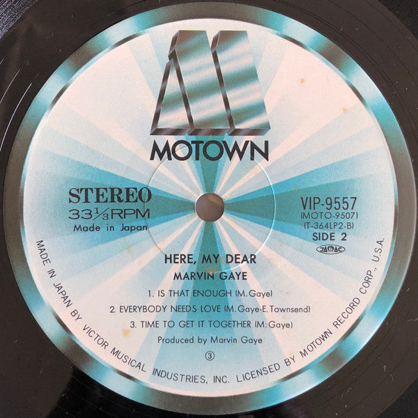 Marvin Gaye - Here, My Dear (2xLP, Album, Gat)