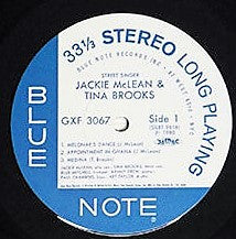 Jackie McLean & Tina Brooks - Street Singer (LP, Album, Ltd)