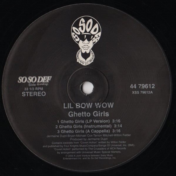 Lil' Bow Wow - Ghetto Girls / Puppy Love (12"")