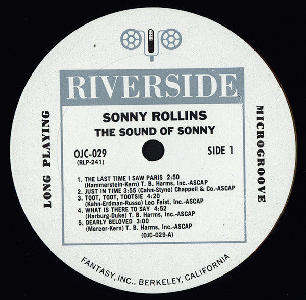 Sonny Rollins - The Sound Of Sonny (LP, Album, Mono, RE)