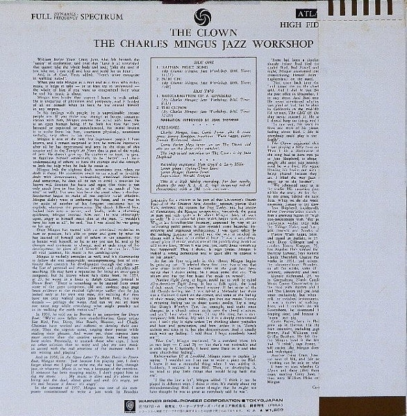 Charles Mingus - The Clown (LP, Album, Mono)