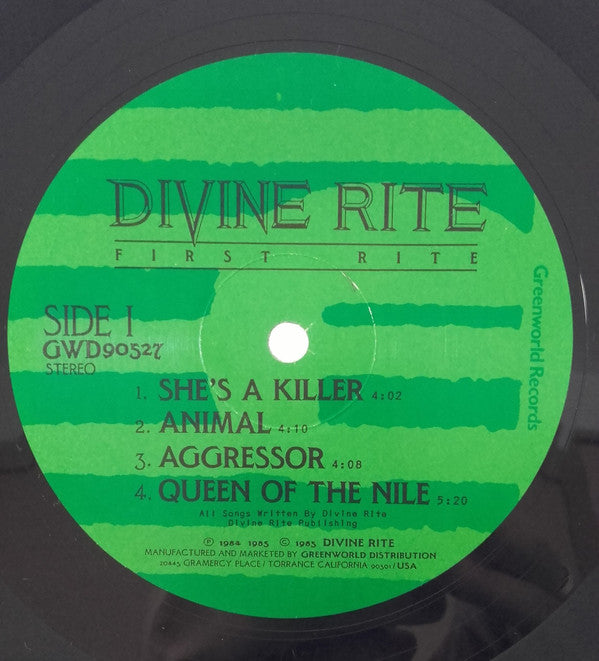Divine Rite (2) - First Rite (LP)