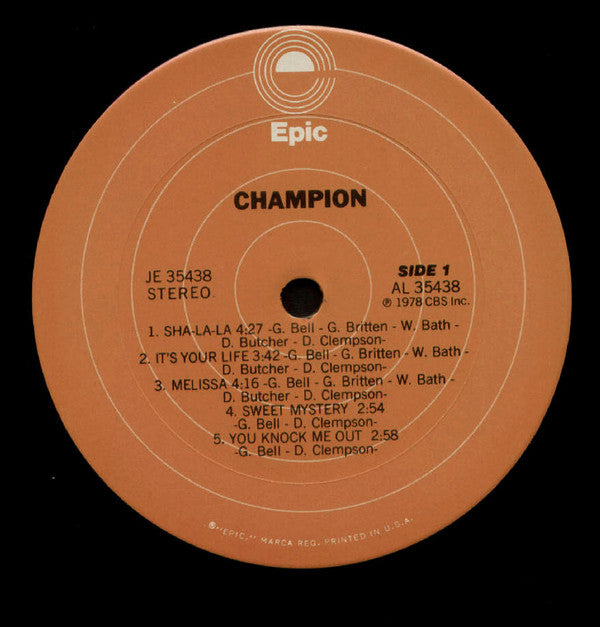 Champion (5) - Champion (LP, Album)