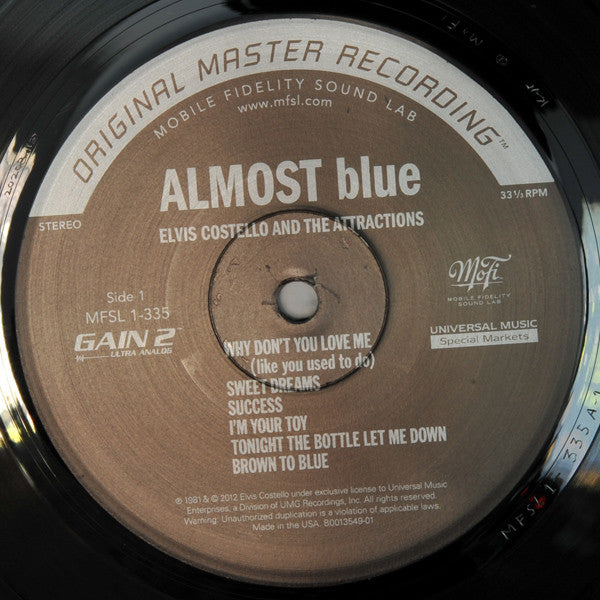 Elvis Costello & The Attractions - Almost Blue(LP, Album, Ltd, Num,...