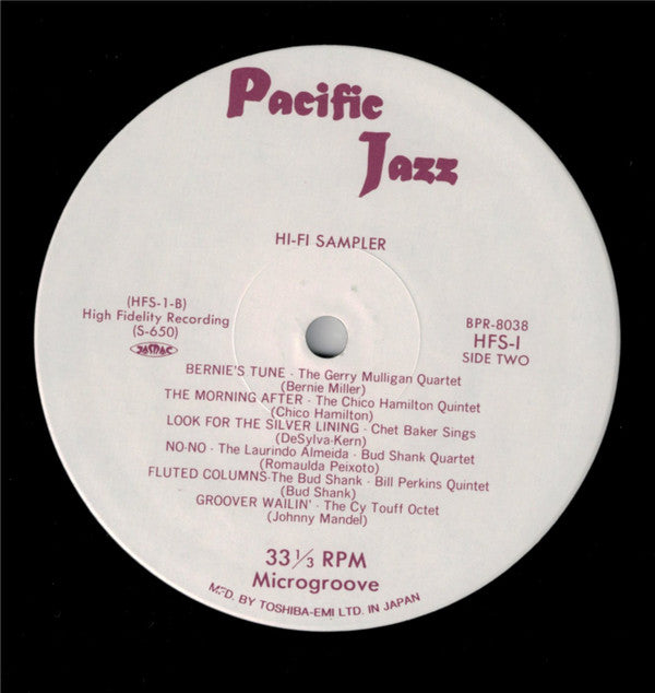 Various - Assorted Flavors Of Pacific Jazz - A Hi-Fi Sampler $1.98(...