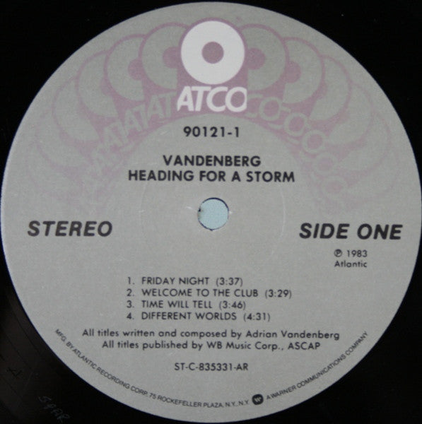 Vandenberg - Heading For A Storm (LP, Album, AR )