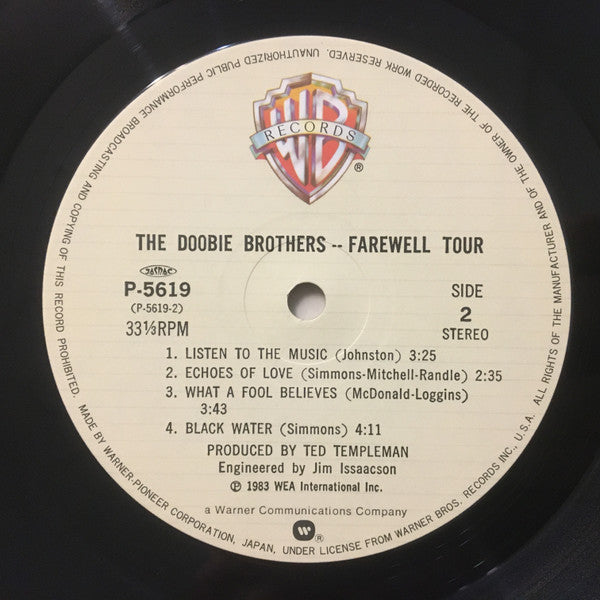 The Doobie Brothers - Farewell Tour (2xLP, Album, Gat)
