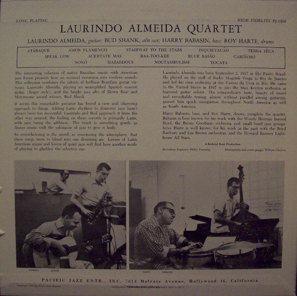 Laurindo Almeida Quartet - Laurindo Almeida Quartet Featuring Bud S...