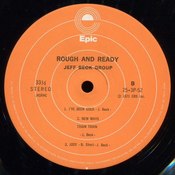 Jeff Beck Group - Rough And Ready (LP, Album, RE)