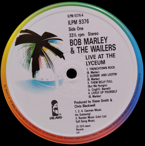 Bob Marley And The Wailers* - Live! (LP, Album, RE)