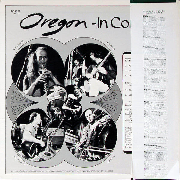 Oregon - In Concert (LP, Album)