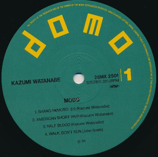 Kazumi Watanabe - Mobo (LP, Comp)