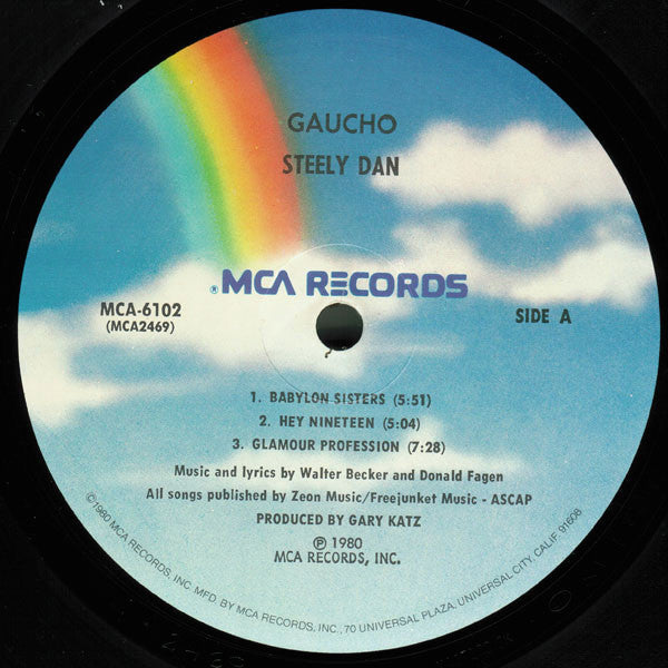 Steely Dan - Gaucho (LP, Album, Glo)