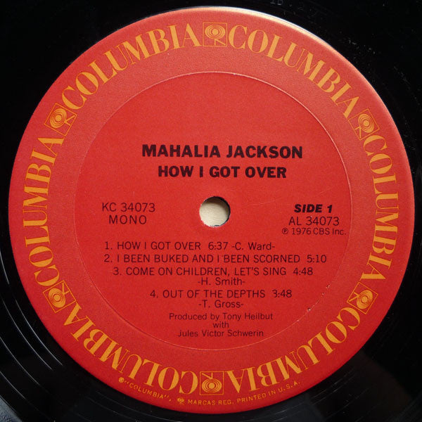 Mahalia Jackson - How I Got Over (LP, Album, Mono)