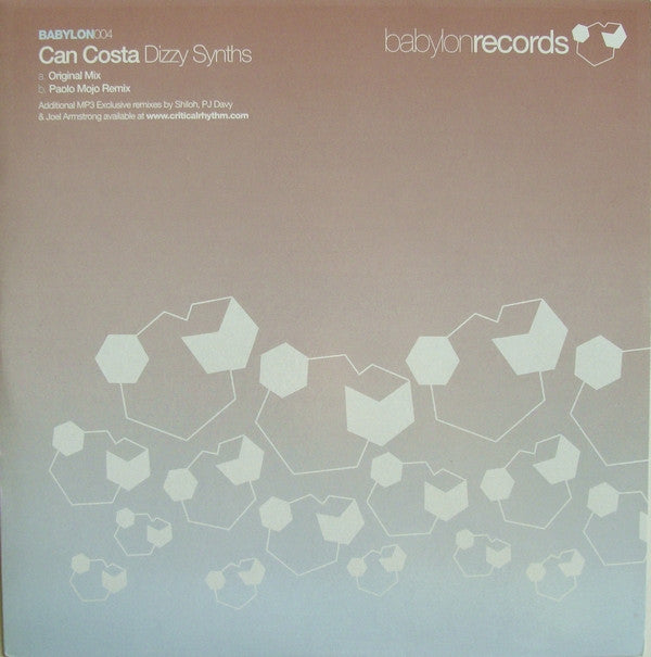Can Costa - Dizzy Synths (12"")