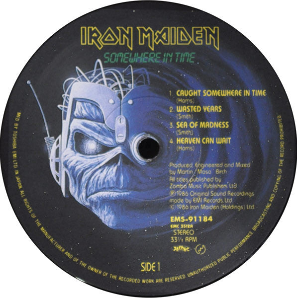 Iron Maiden - Somewhere In Time (LP, Album)