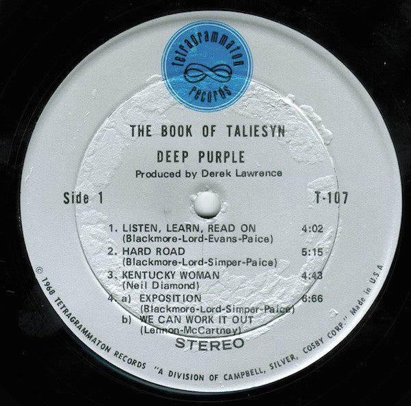 Deep Purple - The Book Of Taliesyn (LP, Album)