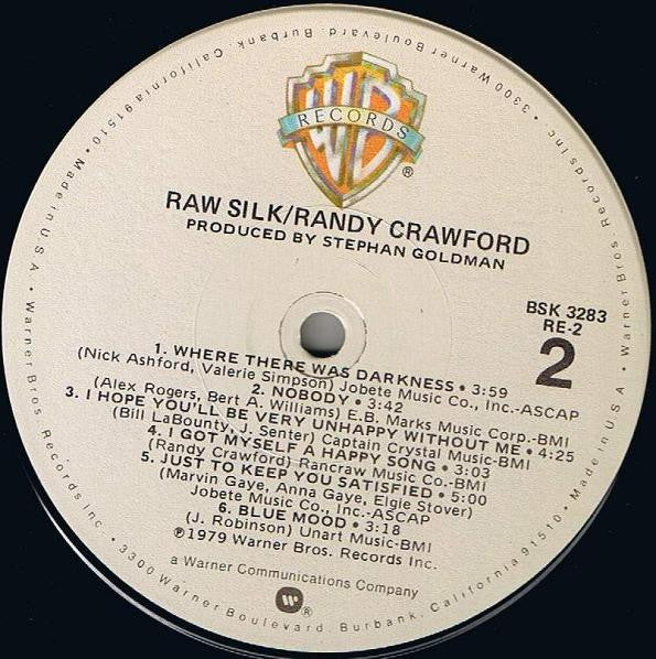 Randy Crawford - Raw Silk (LP, Album, RP)