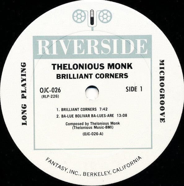 Thelonious Monk - Brilliant Corners (LP, Album, Mono, RE)