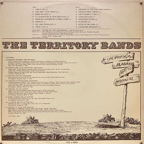 Various - The Territory Bands (LP, Comp)