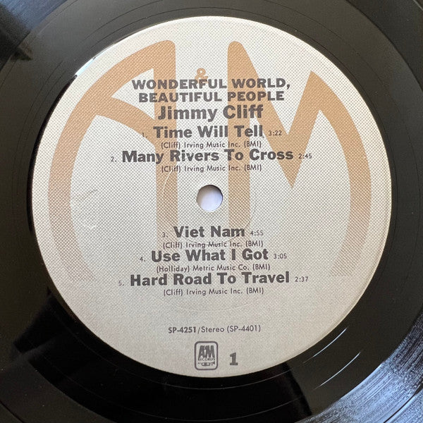 Jimmy Cliff - Wonderful World, Beautiful People (LP, Album, RE)