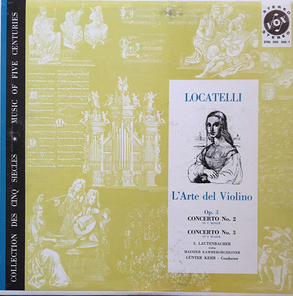 Pietro Antonio Locatelli - Locatelli: L'Arte Del Violino Opus 3(LP)