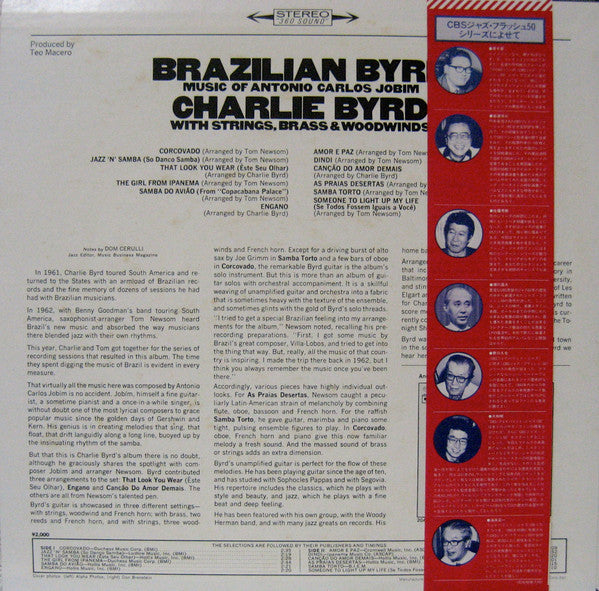 Charlie Byrd - Brazilian Byrd (LP, Album, RE)