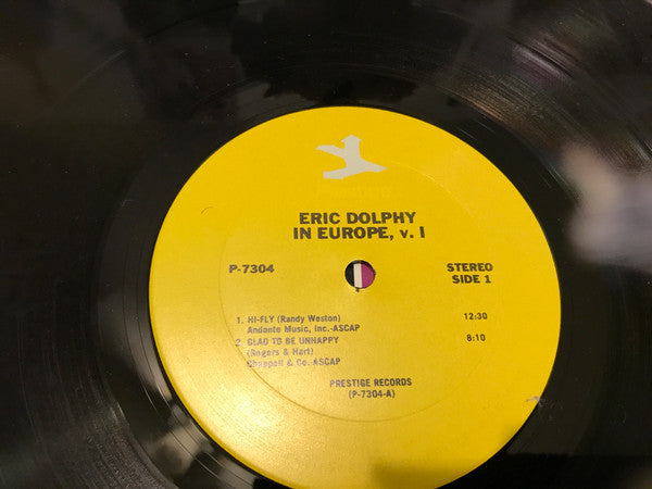 Eric Dolphy - In Europe, Vol. 1 (LP, Album, RP)