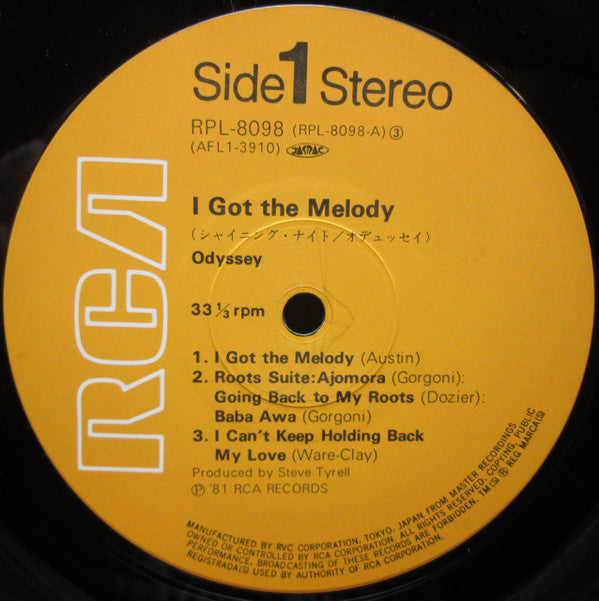 Odyssey (2) - I Got The Melody (LP, Album)