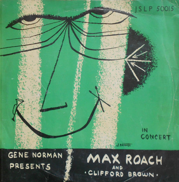 Max Roach & Clifford Brown - In Concert Vol. 1 (10"", Album)