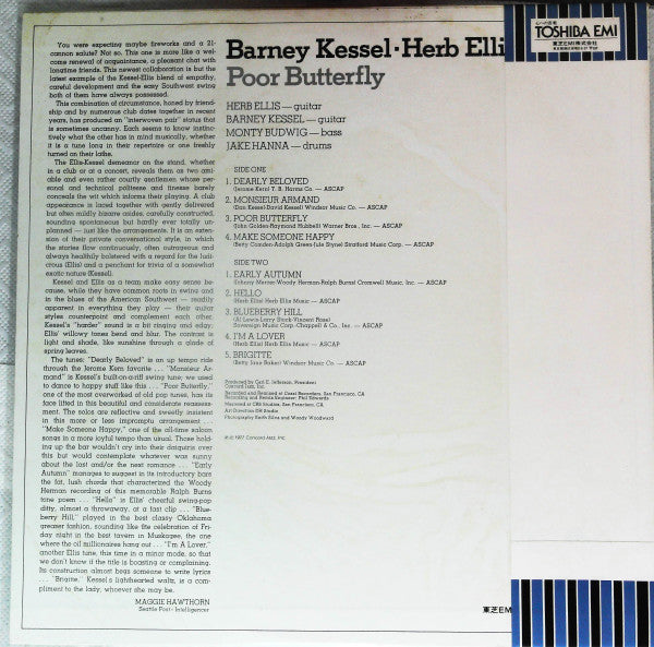 Barney Kessel And Herb Ellis - Poor Butterfly (LP)