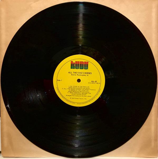 Grover Washington, Jr. - All The King's Horses (LP, Album)