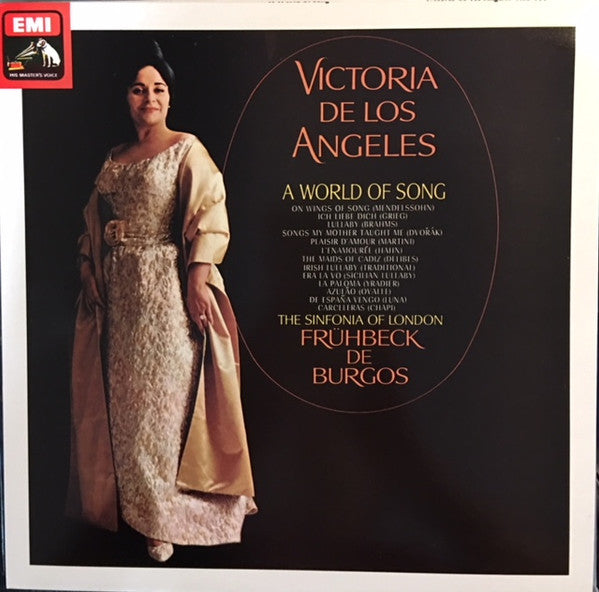 Victoria De Los Angeles - A World Of Song (LP, Album, RP)