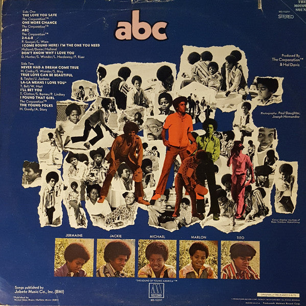 The Jackson 5 - ABC (LP, Album, RP)