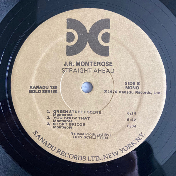 J.R. Monterose - Straight Ahead (LP, Album, Mono, RE, RM)