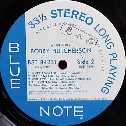 Bobby Hutcherson - Happenings (LP, Album, Promo, RE)