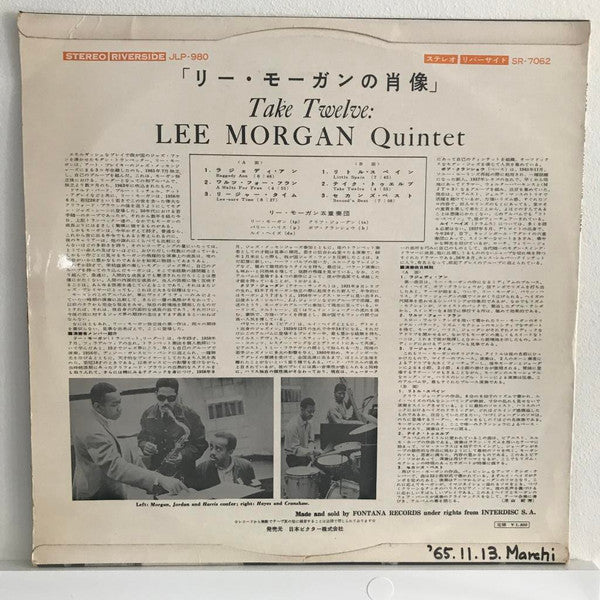Lee Morgan Quintet - Take Twelve (LP, Album)