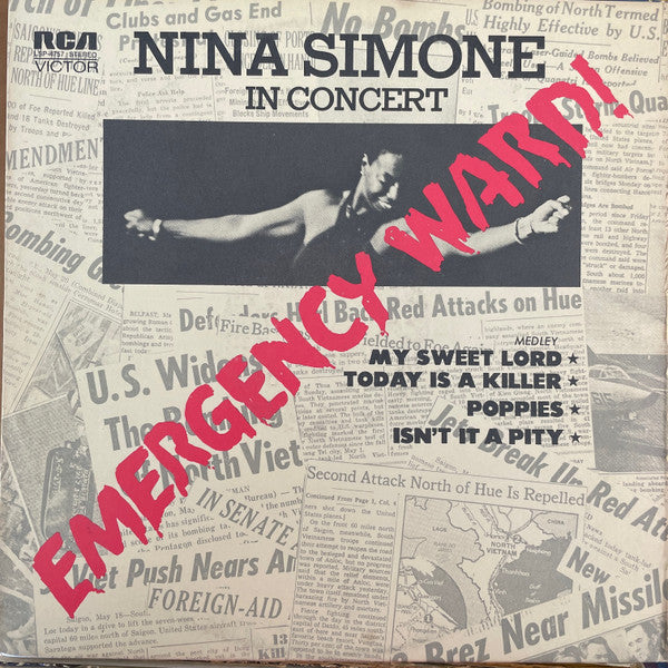 Nina Simone - In Concert - Emergency Ward! (LP, Album, Hol)
