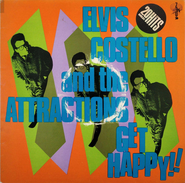 Elvis Costello & The Attractions - Get Happy!! (LP, Album, Wes)