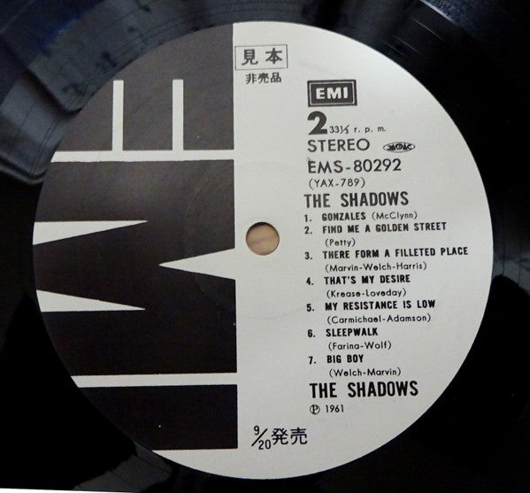 The Shadows - The Shadows (LP, Album, Promo, RE)
