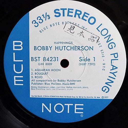 Bobby Hutcherson - Happenings (LP, Album, Promo, RE)