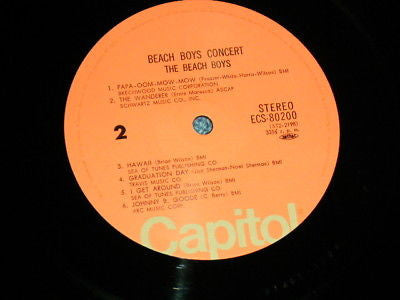 The Beach Boys - Concert (LP, Album, RE)