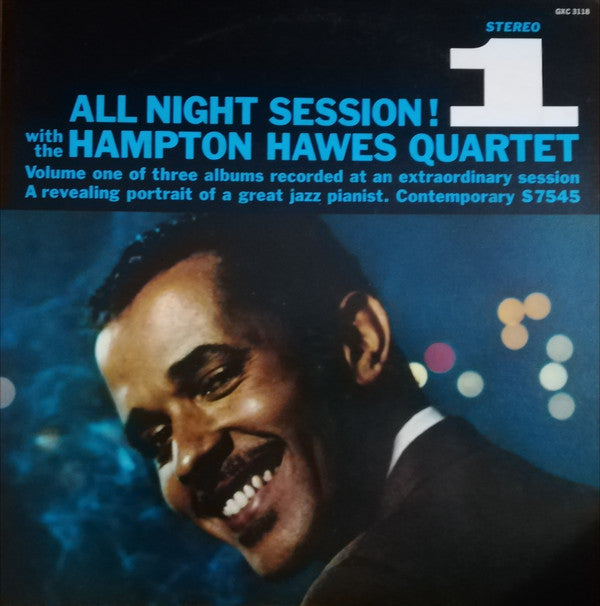 Hampton Hawes Quartet - All Night Session, Vol. 1 (LP, Album)