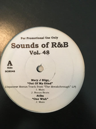Various - Sounds Of R&B Vol. 48 (12"", Promo, Unofficial)